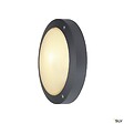SLV - Applique et plafonnier extérieur SLV BULAN, anthracite, E14/C35, 60W max, IP44 - vignette