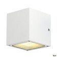 SLV - Applique extérieure SLV SITRA CUB, blanc, GX53/TCR-TSE, 2x 9W max, IP44 - vignette