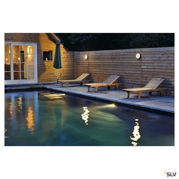SLV - Applique et plafonnier extérieur SLV BULAN GRID, anthracite, E27, 2x 25W max, IP44 - large