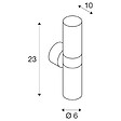 SLV - Applique extérieure SLV ASTINA, GU10/TCR50-SE, 2x 11W max, IP44 - Blanc - vignette