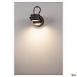 SLV - Applique et plafonnier extérieur SLV SITRA 360, anthracite, GX53/TCR-TSE, 9W max, IP44 - vignette