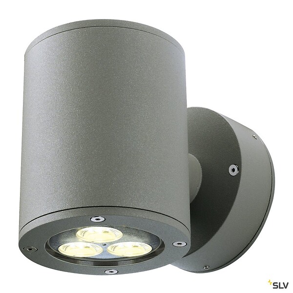 SLV - Applique extérieure SLV SITRA UP/DOWN, anthracite, GX53/TCR-TSE, 2x 9W max, IP44 - large