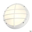 SLV - Applique et plafonnier extérieur SLV BULAN GRID, blanc, E27, 2x 25W max, IP44 - vignette