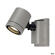 SLV - Applique et plafonnier extérieur SLV MYRA, simple, gris, GU10/QPAR51, 50W max, IP55 - vignette