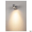 SLV - Applique et plafonnier extérieur SLV MYRA, simple, gris, GU10/QPAR51, 50W max, IP55 - vignette