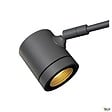 SLV - Spot sur tige extérieur SLV MYRA DISPLAY pour éclairage enseigne, courbe, anthracite, GU10/QPAR51, 50W - vignette