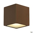 SLV - Applique extérieure SLV SITRA CUB, rouille, GX53/TCR-TSE, 2x 9W max, IP44 - vignette
