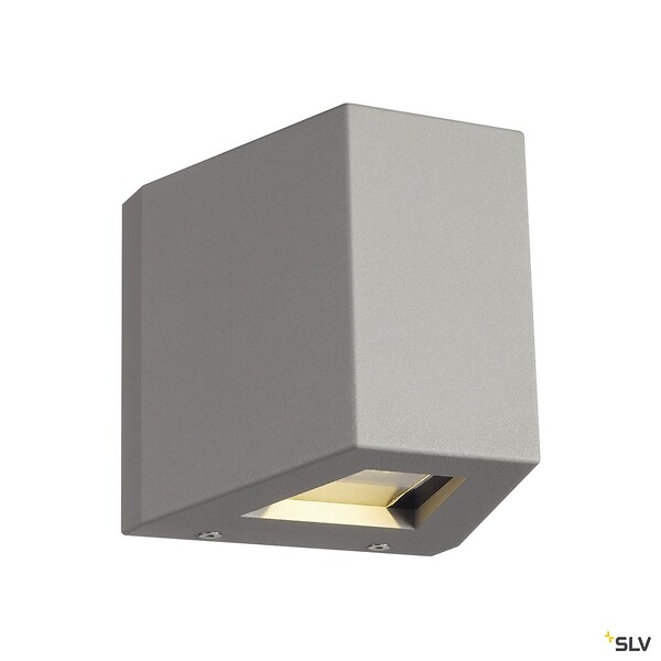 SLV - Applique extérieure SLV OUT-BEAM UP/DOWN, gris, LED intégrée, 18W, 3000K, IP44 - large