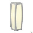 SLV - Applique extérieure SLV MERIDIAN BOX, diffuseur opalescent/gris, E27, 25W max, IP54 - vignette