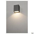 SLV - Applique extérieure SLV QUAD, anthracite, avec LED intégrée, 4,6W, 3000K, IP44 - vignette