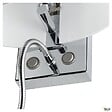 SLV - COUPA FLEX LED applique, chrome, verre satiné, 1xG9 max. 40W, 3W LED - vignette