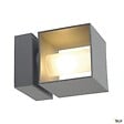 SLV - SQUARE TURN, applique extérieure, gris argent, QT14 max. 42W, IP44 - vignette