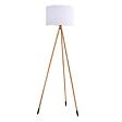 LUMISKY - Lampadaire d'extérieur sans fil TAMBOURY WOOD RGB H150cm - vignette