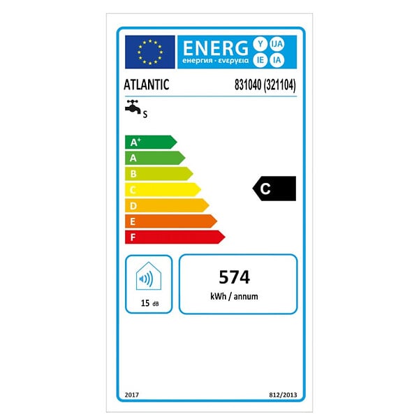 ATLANTIC - Chauffe-eau Électrique Petites Capacités Sur Évier 30l Atlantic 321104 - large