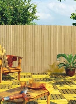 NORTENE - Canisse occultante en PVC Plasticane SF - Bambou - 1x3m - large