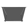 COTE STORE - Store banne coffre intégral 4,5 x 3,5 m motorisé et manuel extérieur pour terrasse - Gris - vignette