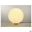 SLV - Borne extérieure blanc SLV ROTOBALL, Ø 50 cm, E27, 24W max, IP44 - vignette