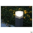 SLV - Borne extérieure SLV GRAPHIT 60, carré, anthracite, E27, 11W - Hauteur 60 cm - vignette