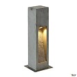 SLV - Borne extérieure SLV ARROCK STONE gris avec LED, Hauteur 50 cm pour éclairage de jardin et allées - vignette