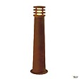SLV - Borne extérieure SLV RUSTY coloris rouillée, E27, 11W pour jardin - Hauteur 70 cm - vignette