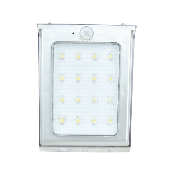 EASYLIGHT - Applique solaire à détection de mouvement - Noire - LED 8000K - large