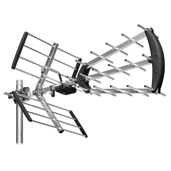 ASTRELL - Antenne extérieure trinappe 20 dB - UHF - Fiche F - large