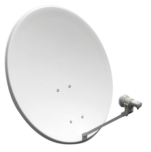 ASTRELL - Parabole satellite métal 80 cm avec LNB - large