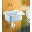 FITT - Évier d'atelier - Polypropylène - Kit complet - Blanc - 60L - vignette