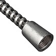 WIRQUIN - Flexible de douche - PVC annelé chromé - Chrome - 1,5 m - vignette