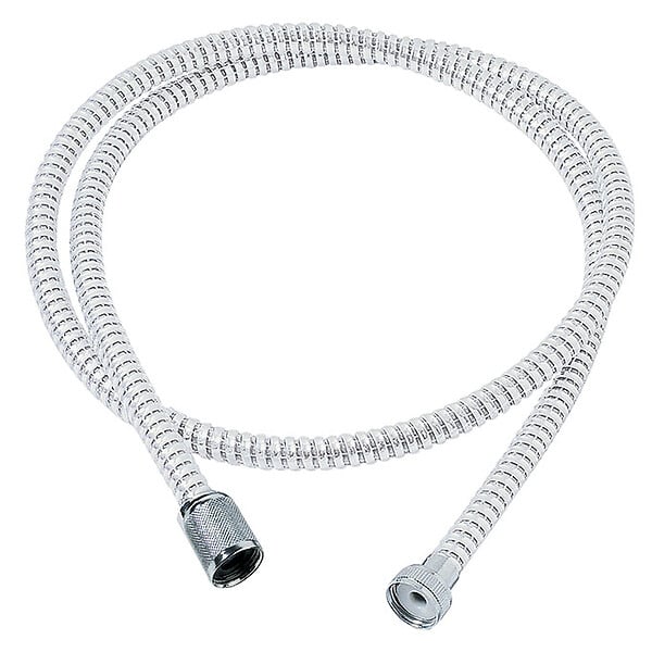 WIRQUIN - Flexible de douche - PVC annelé - Blanc - 1,5m - large