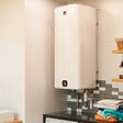 THERMOR - Chauffe-eau électrique Malicio 3 connecté Thermor - 2400W - Carré vertical mural - 100L - 3 à 4 personnes - Blanc - vignette