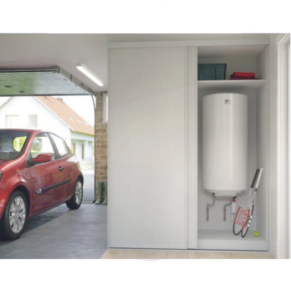 THERMOR - Chauffe-eau électrique blindé Thermor - 1200W - Vertical - 100L - 2 personnes - large
