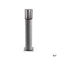 SLV - Borne extérieure SLV LISENNE, gris/verre fumé, E27 23W - Hauteur 70 cm - vignette