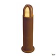 SLV - Borne extérieure SLV RUSTY CONE, coloris rouille, E27, 11W pour jardin - Hauteur 70 cm - vignette