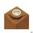 SLV - Borne extérieure SLV RUSTY 70 avec LED intégrée, fonte rouillé - Hauteur 70 cm - vignette