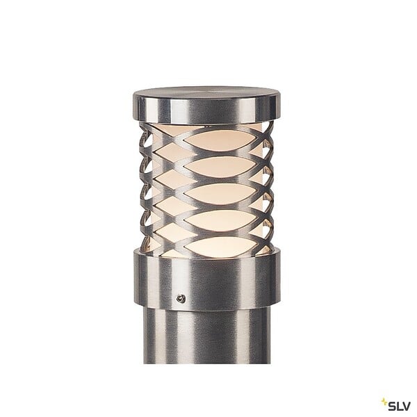 SLV - Borne extérieure SLV TRUST inox avec LED intégrée - Hauteur 60 cm - large