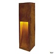 SLV - Borne extérieure SLV RUSTY SLOT 50 avec LED intégrée, coloris fonte rouillée - Hauteur 50 cm - vignette