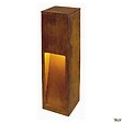 SLV - Borne extérieure SLV RUSTY SLOT 50 avec LED intégrée, coloris fonte rouillée - Hauteur 50 cm - vignette