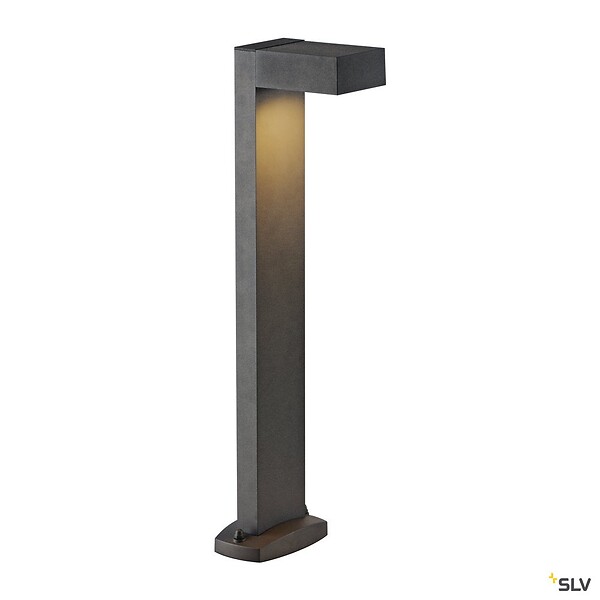 SLV - Borne extérieure SLV QUADRASYL 75, GX53/TCR-TSE, 11W - Coloris anthracite - large