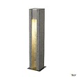 SLV - Borne extérieure SLV ARROCK SLOT, poivre et sel, GU10/LED GU10 51mm, 4W max, IP44, granite, inox 304 - vignette