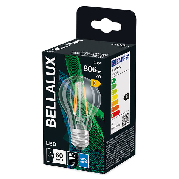 LEDVANCE - Ampoule LED E27 Bellalux Standard - Blanc froid - 7 W 806lm - large