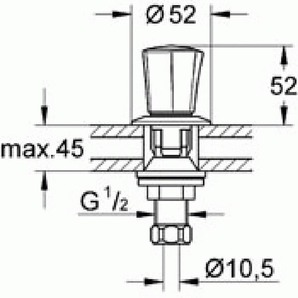 GROHE - Paire de robinets de bidets Costa L 18904001 - large