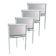 VOLET-MOUSTIQUAIRE - Pack éco de 4 moustiquaires enroulables verticales ALU H220 cm x L160 cm blanc - vignette