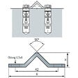 COMMUNELLO - RAIL G.TRIANGLE VISSER 3M 293 - vignette