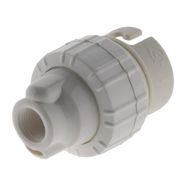ZENITECH - 3 douilles B22 en nylon avec 1 bague - Blanc - Zenitech - large