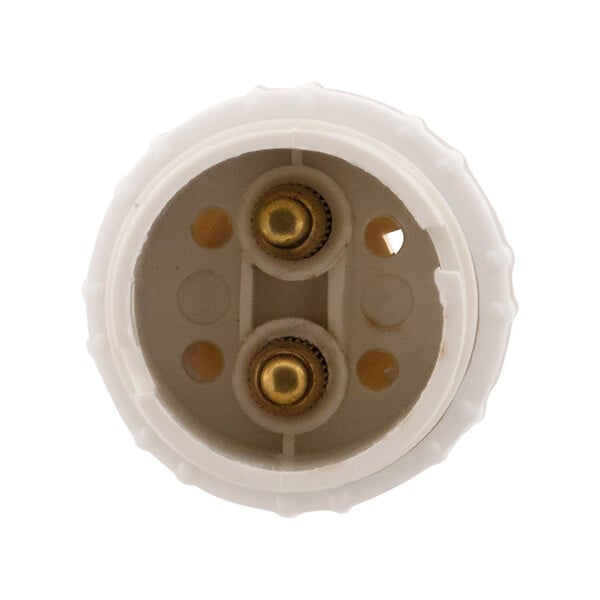 ZENITECH - 3 douilles B22 en nylon avec 1 bague - Blanc - Zenitech - large