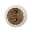 ZENITECH - 3 douilles B22 en nylon avec 1 bague - Blanc - Zenitech - vignette