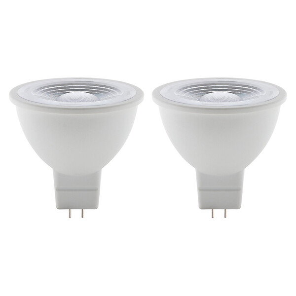 ELEXITY - Lot de 2 spots LED 3,5W GU5,3 250lm 2700K - Blanc chaud - Elexity - large