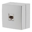 BELVUE - Prise téléphone RJ45 en saillie - gris - Bel'Vue - Zenitech - vignette