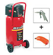 MECAFER - Compresseur vertical 2hp avec tuyau et soufflette - 50L - vignette